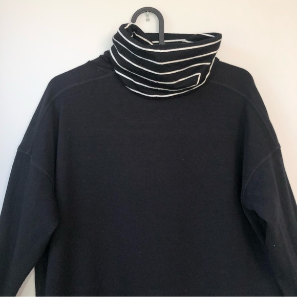 Mons Royale Womens Cortina High Neck Base Layer Pullover Top 100% Merino Wool M - Picture 7 of 13